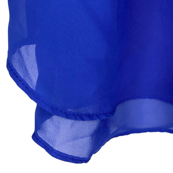 Milano Cobalt Blue Double Layered Tank Top - XL - Picture 5 of 5